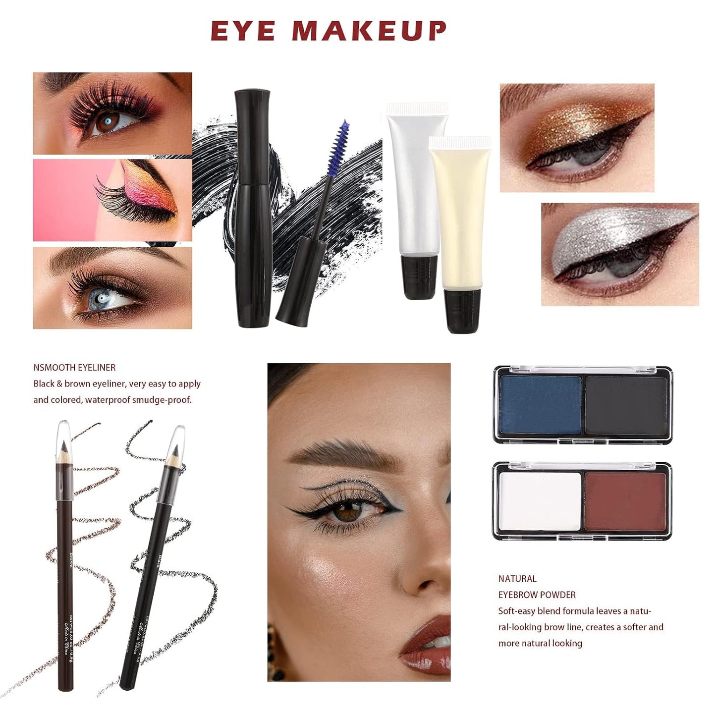 BeautySamar Ultimate Makeup Collection, 106 Piece All in One Makeup Kit