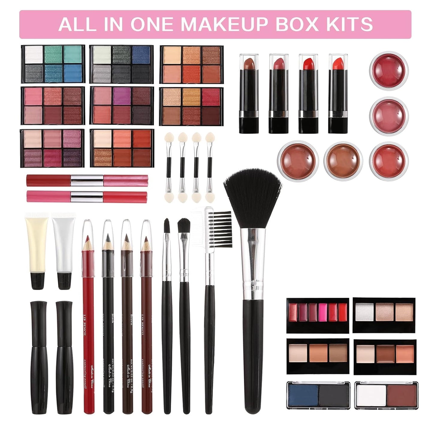 BeautySamar Ultimate Makeup Collection, 106 Piece All in One Makeup Kit