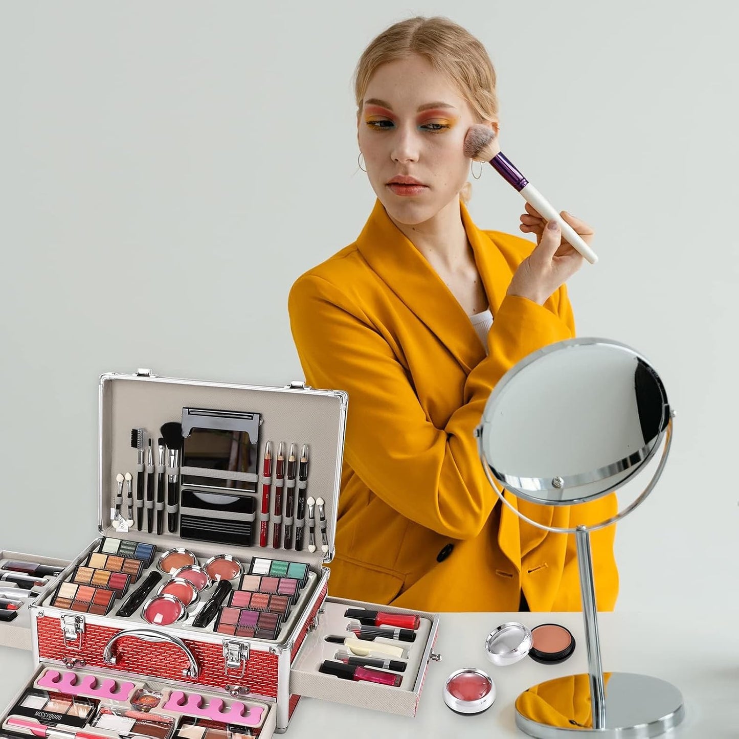 BeautySamar Ultimate Makeup Collection, 106 Piece All in One Makeup Kit